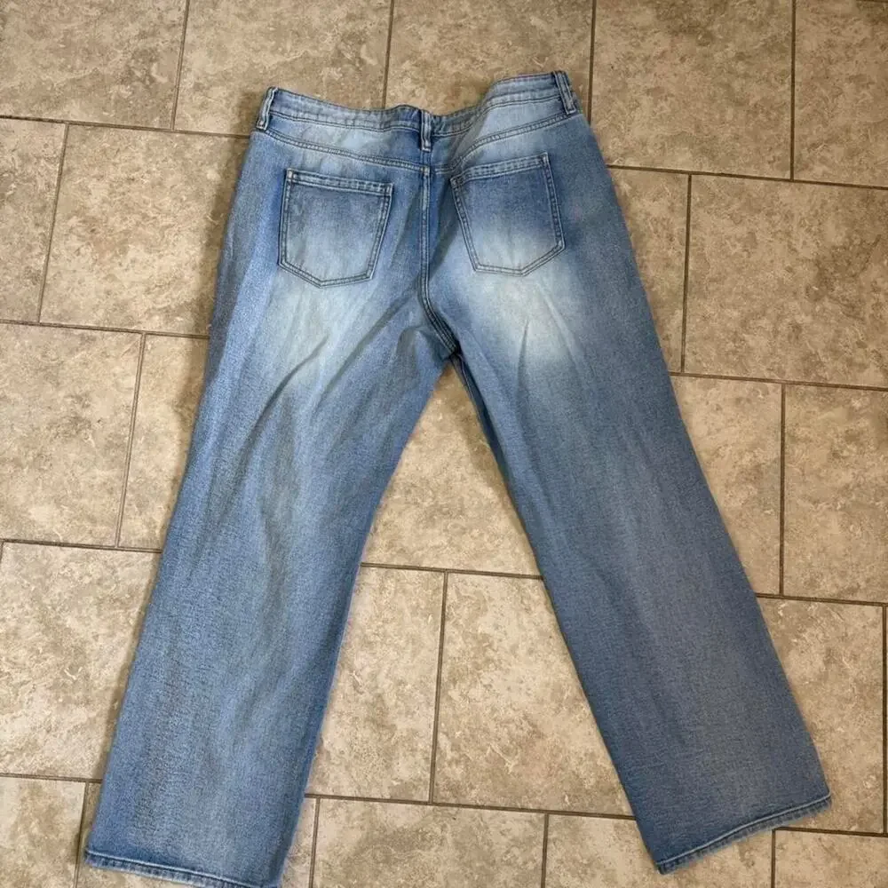 New men blue denim jeans